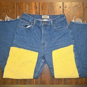 L.L. Bean Denim with Yellow Accents